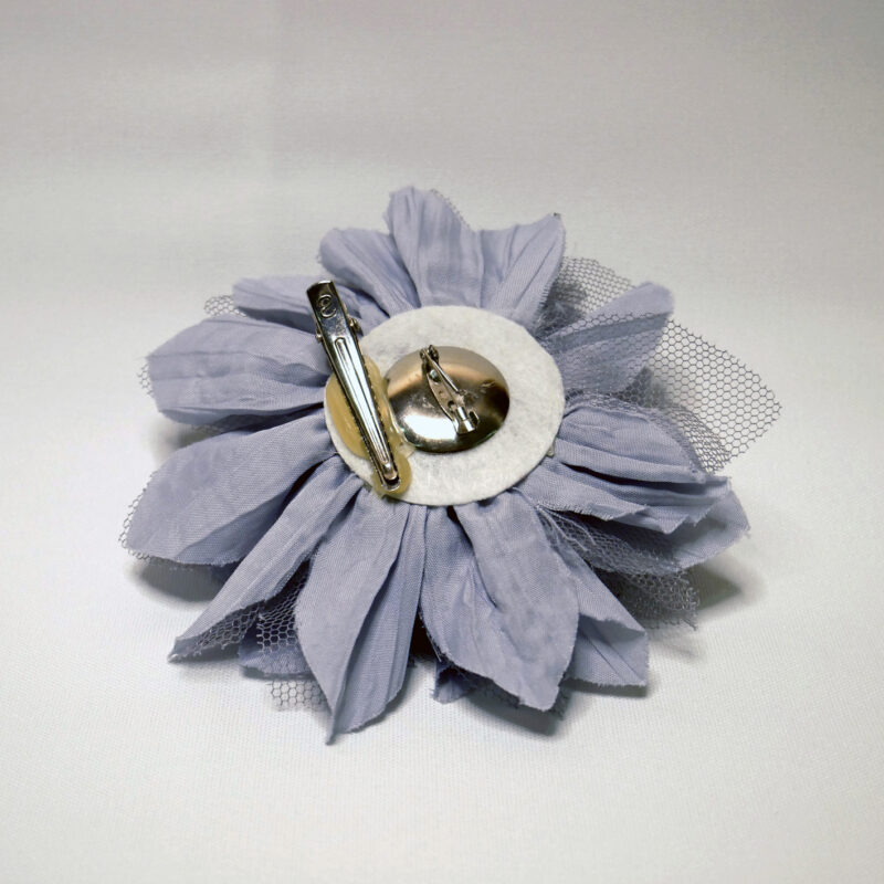 Grey Flower Clip - Image 2